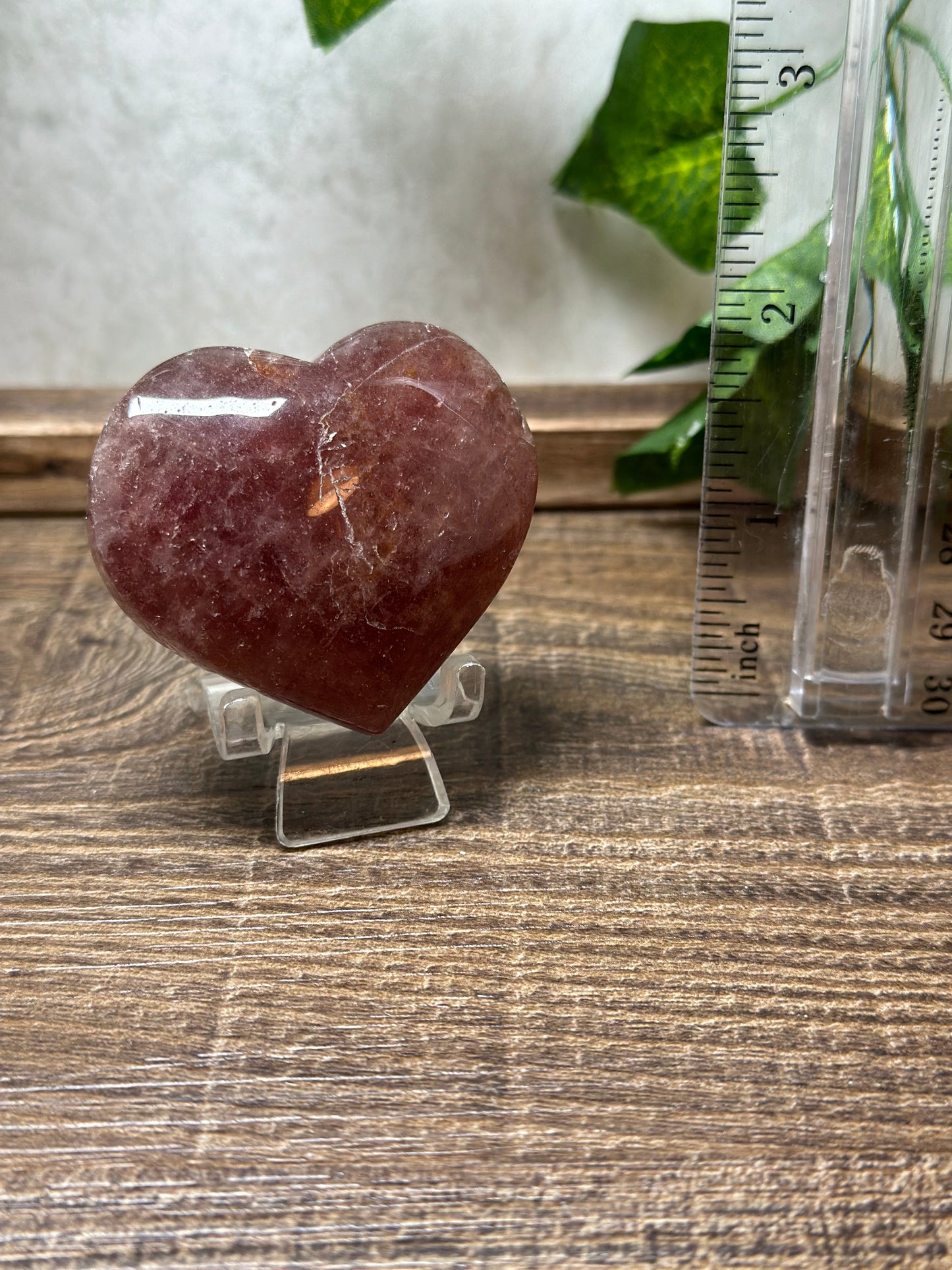 Strawberry Quartz Heart