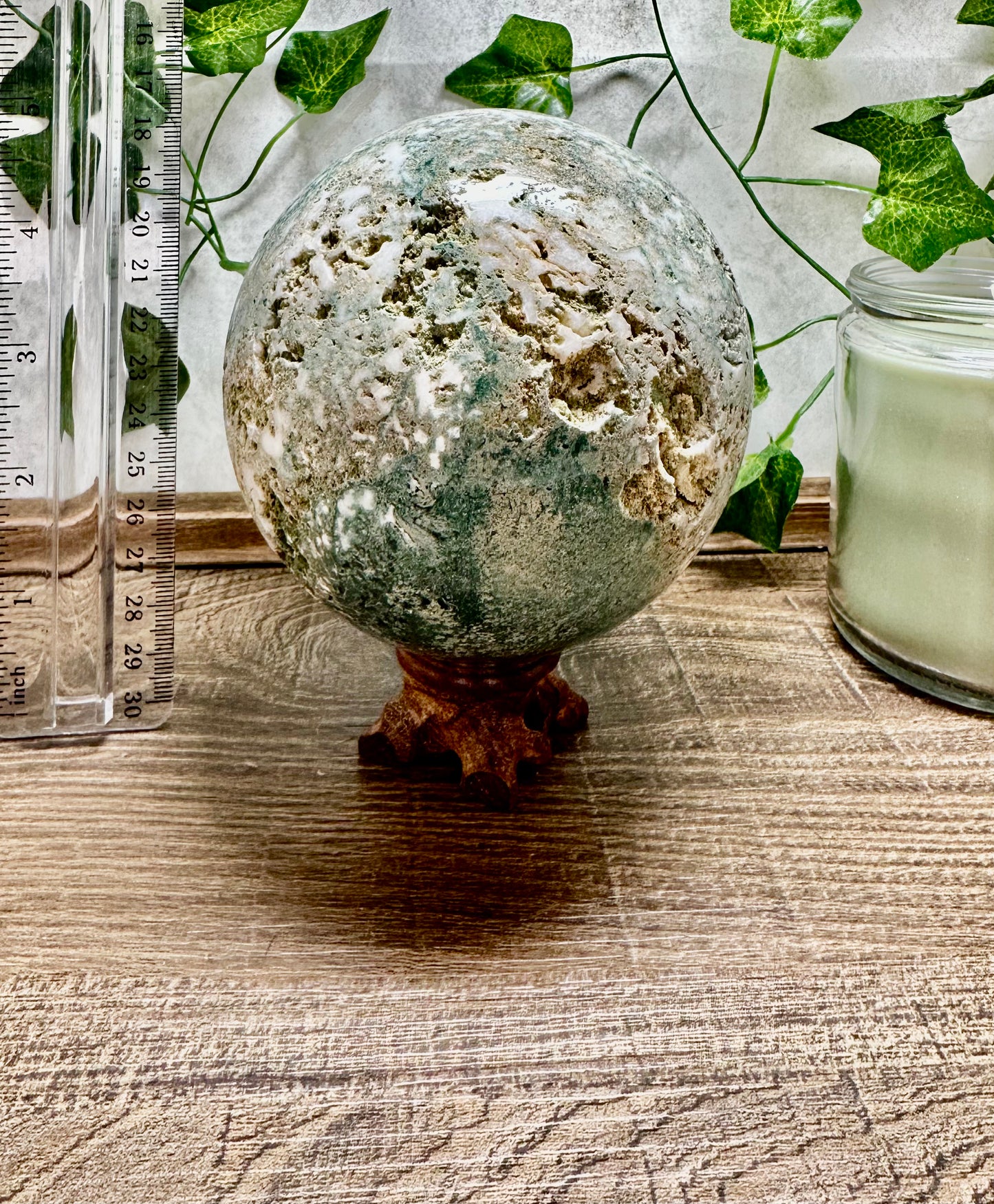 Moss Agate Sphere